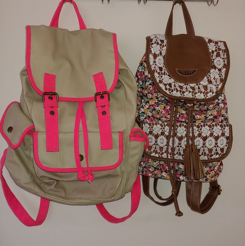 Two cute backpacks. NWOT!